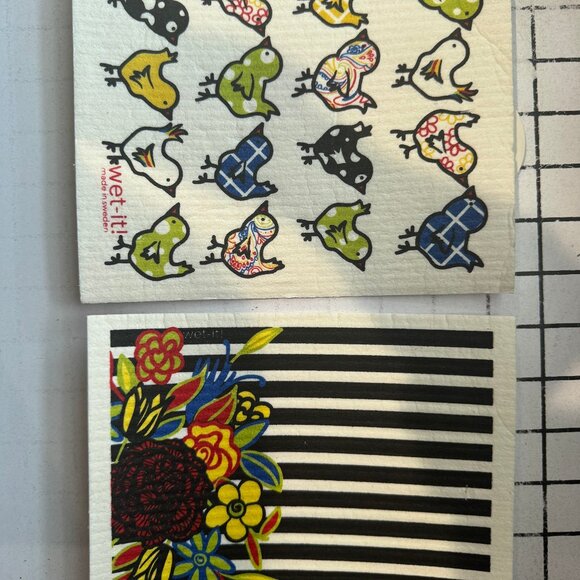 Wet-It! Swedish Treasures Dishcloth & Cleaning Cloth -Set of 2 - Picture 1 of 4